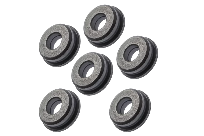 Self-lubricating solid steel bushings of 7 mm (B7PA)