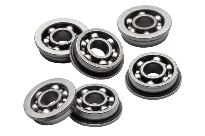 8 mm steel bearing bushings with open bearing ready for extreme mechanical loads (B8CA+)