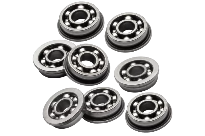 8 mm steel bearing bushings with open bearing ready for VFC MP7 (BCMP7+)