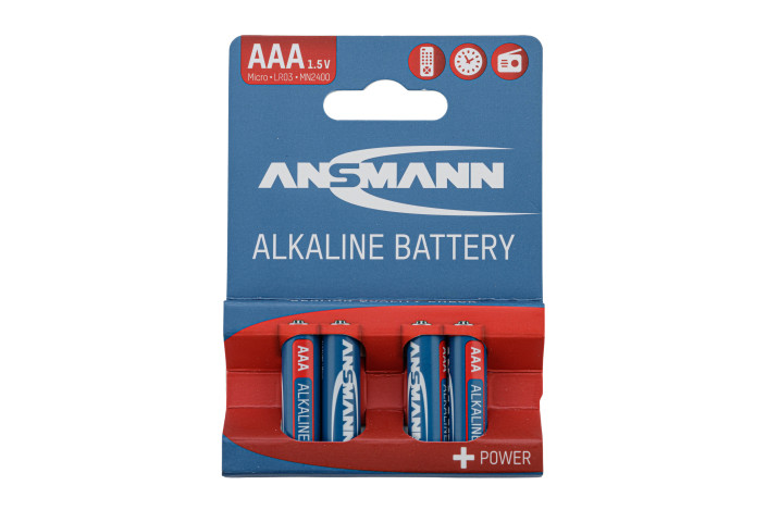 Piles alcalines LR03 AAA - Ansmann